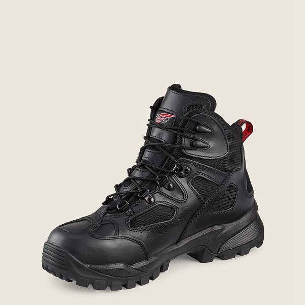 Red Wing Hiking Boots Truhiker - 6-Inch Waterproof Safety Toe - Svart - Herre 4820-UNLYW